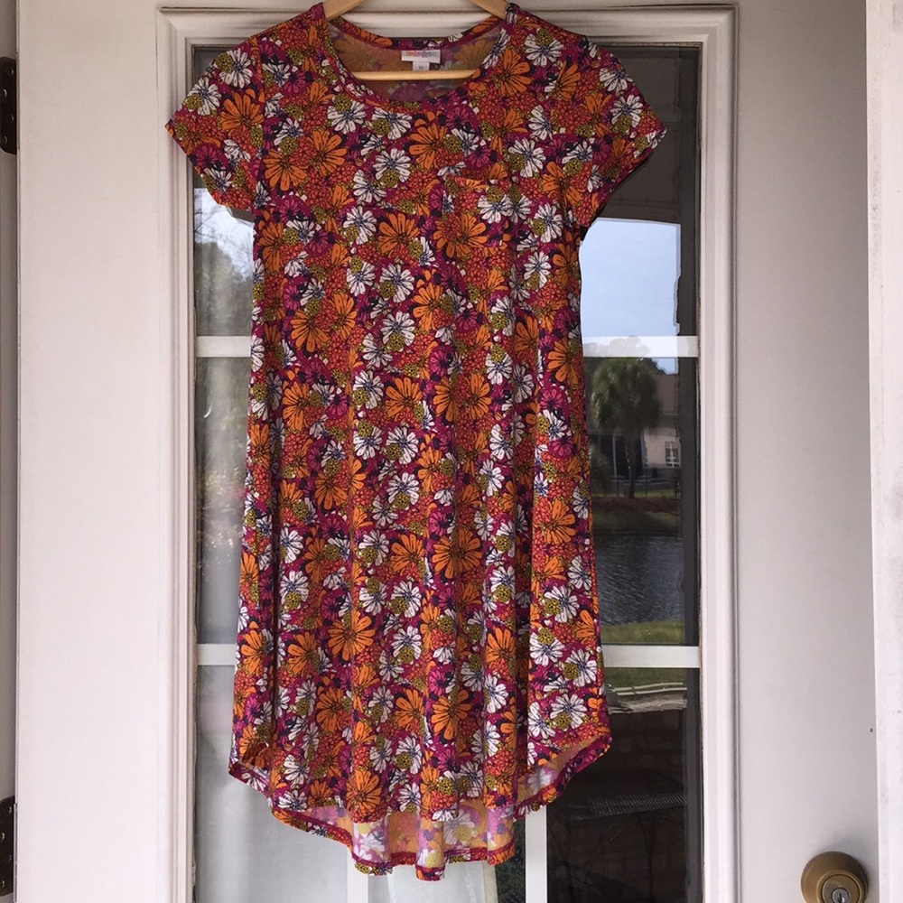 LuLaRoe Scarlett Girls Dress, Kids size 12